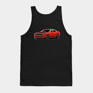 Challenger Hellcat (red) Tank Top